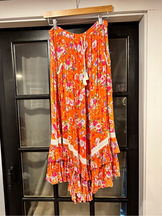 Spell Dresses & Skirts - Spell Revolver Maxi Skirt with Crochet Trim and pockets